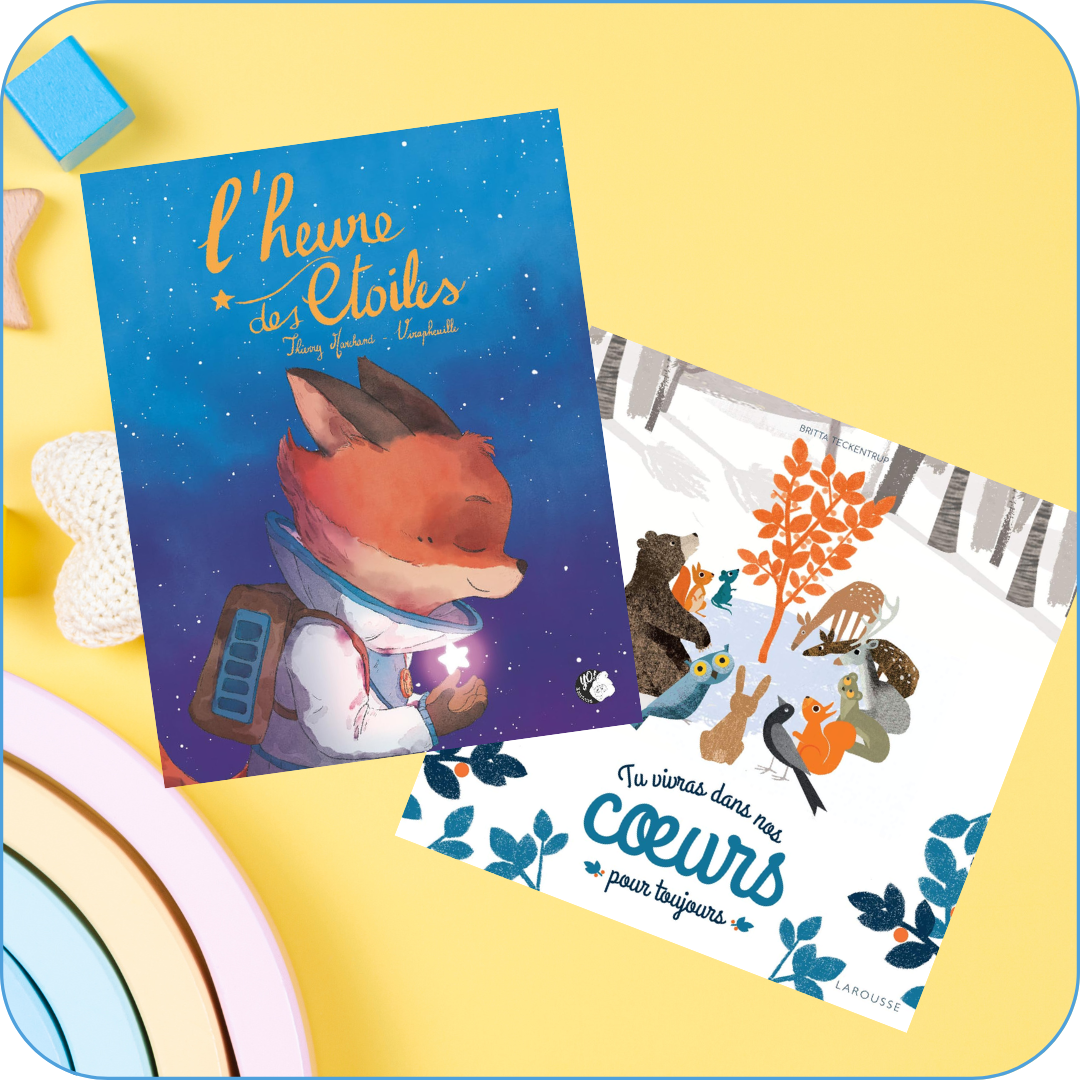 Notre Box « La Mort » vous permettra d’aborder le sujet du deuil avec vos enfants à travers trois livres adapté aux 3-8 ans. Notre Box "La Mort" vous permettra d'aborder le sujet du deuil avec vos enfants à travers trois livres adapté aux 3-8 ans.