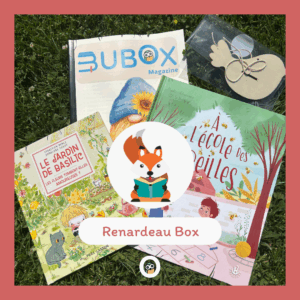 Explorez le jardin avec des albums jeunesse et une activité nature. Une box lecture éducative et ludique pour enfants de 3 à 6 ans.