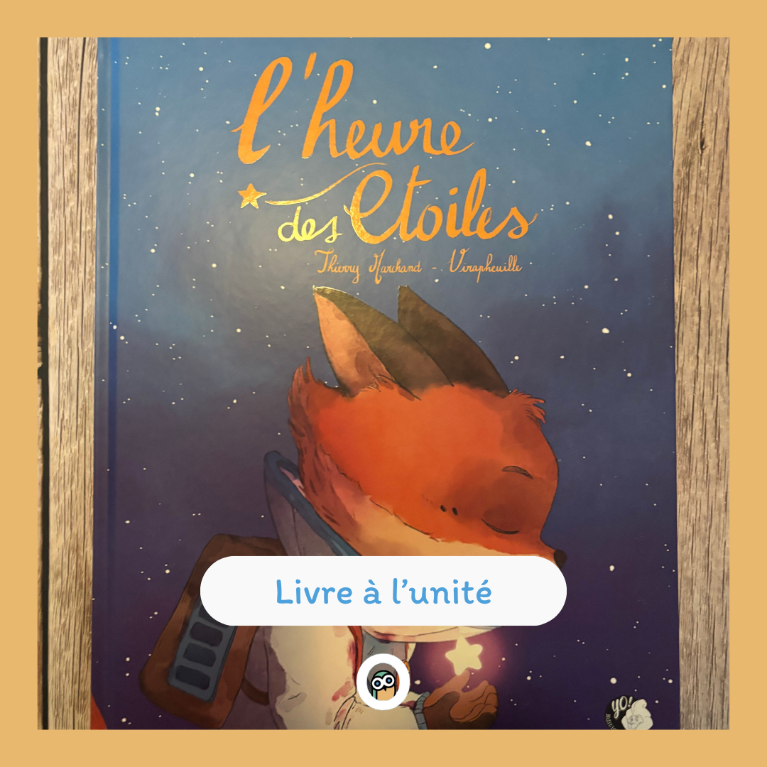 L'heure des étoiles est un magnifique album pour aborder le thème de la mort, et de l'importance d'aimer ceux qui sont partis.