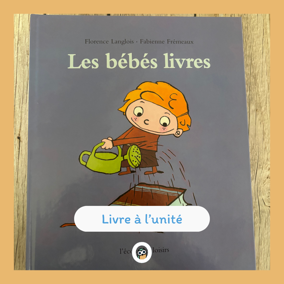 Les bébés livres  Petit Paul aime bien les livres. Son préféré est un livre qui raconte comment se font les bébés, les bébés animaux, les bébés plantes, les bébés hommes. Et un jour, cela lui donne une idée: il va faire faire des bébés à son livre ! Il prend une petite graine, la pose entre deux pages et referme le livre doucement. Puis il attend. Il ne se passe rien. Petit Paul réfléchit. Faut-il mettre le livre dans la terre ? Faut-il l'arroser ?