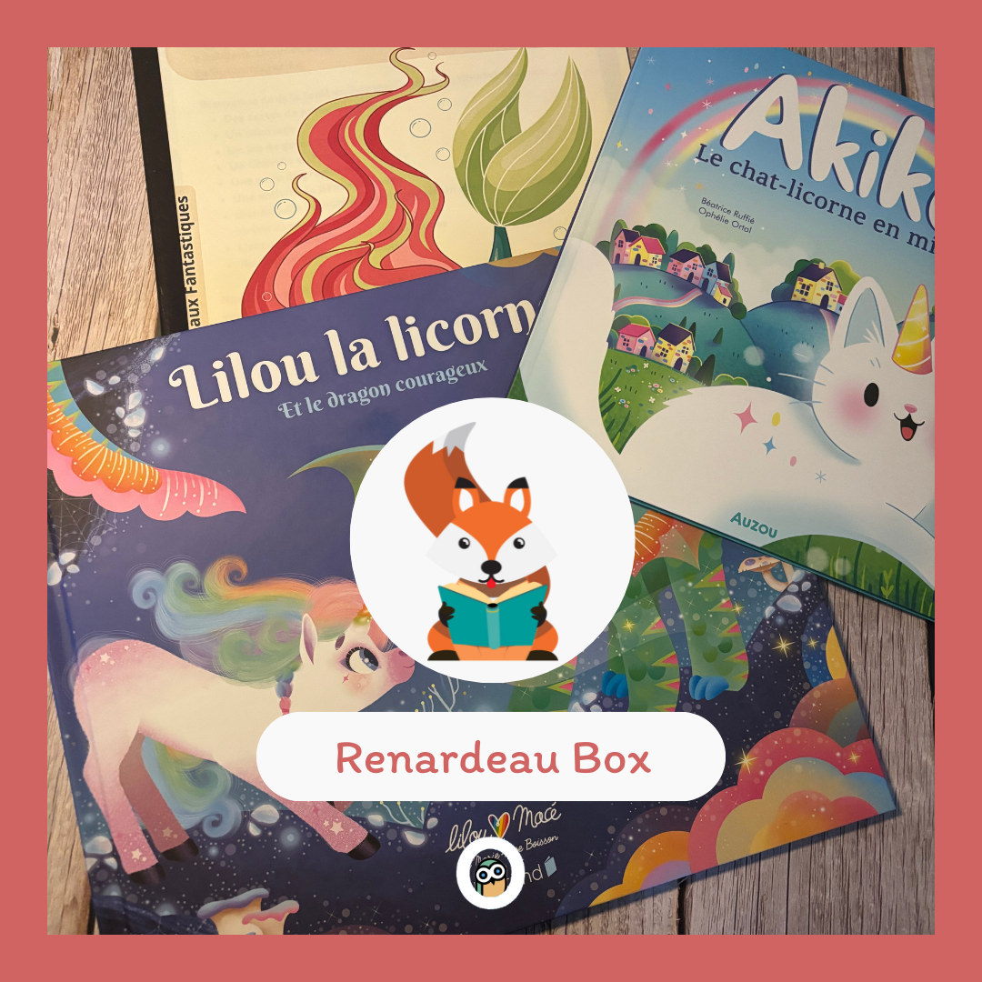 La Renardeau Box est une box de livres et activités manuelles pour enfants de 3 à 6 ans autour des animaux fantastiques qui peuplent leur imagination.
