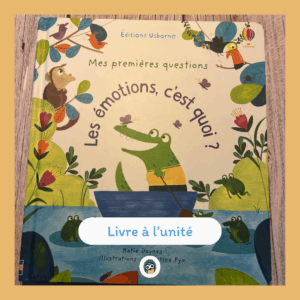 les émotions c'est quoi? est un livre à rabats explique les principales émotions aux jeunes enfants en répondant simplement aux questions qu'ils se posent.