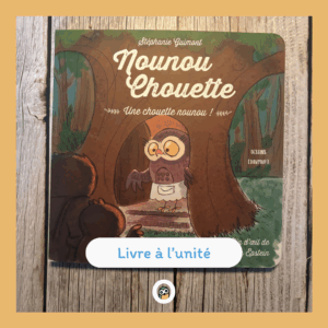 Nounou Chouette est un magnifique album cartonné pour découvrir une journée chez Nounou, illustré avec douceur par des aquarelles .