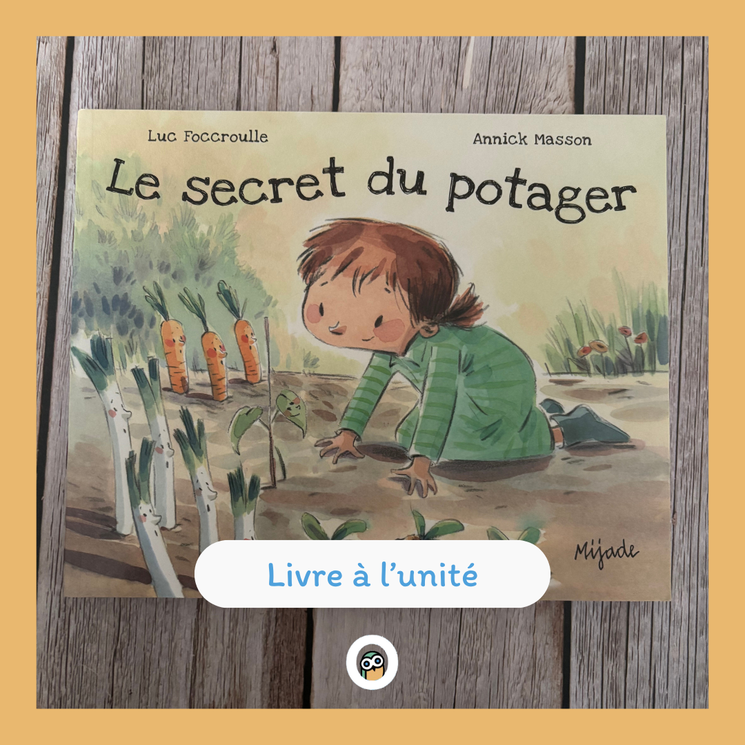Le secret du potager Quand Papy se met en tête d'initier Lili au jardinage, elle râle : "les navets ça sent mauvais !". Mais bientôt, Lili voit grandir sa graine de haricot et découvre le monde merveilleux du potager : semer les graines, arroser, veiller à la croissance, cueillir les plus beaux légumes et enfin...savourer de délicieux petits plats.