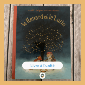 En cette nuit si claire, où la neige est si blanche et les étoiles si chatoyantes, Goupil, affamé, rôde autour de la ferme. Les enfants jouent dans le salon, et le lutin veille sur tout ce beau monde…