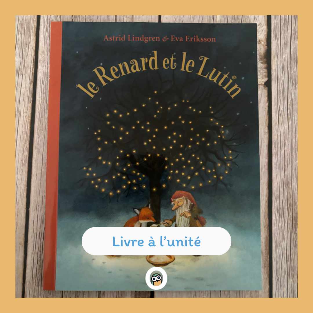 En cette nuit si claire, où la neige est si blanche et les étoiles si chatoyantes, Goupil, affamé, rôde autour de la ferme. Les enfants jouent dans le salon, et le lutin veille sur tout ce beau monde…