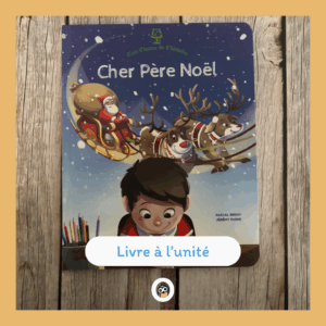 Cher Père Noël Quand Eliot écrit sa lettre au Père Noël, il ne se doute pas du voyage que celle-ci va faire. Suite au rhume de facteur, ce dernier laisse, dans un atchoum, s envoler la lettre d 'Eliot qui traverse les villes, les océans, la savane, la campagne, les montagne, jusqu' à atterrir entre les bois d 'un des rennes du Père Noël. Voilà qui illustre bien la magie de Noël qui sait toujours se mettre en marche quand il le faut. Car le Père Noël va découvrir avec émotion la lettre du petit garçon dont le cadeau sera livré à temps pendant une nuit de Noël pleine de magie.