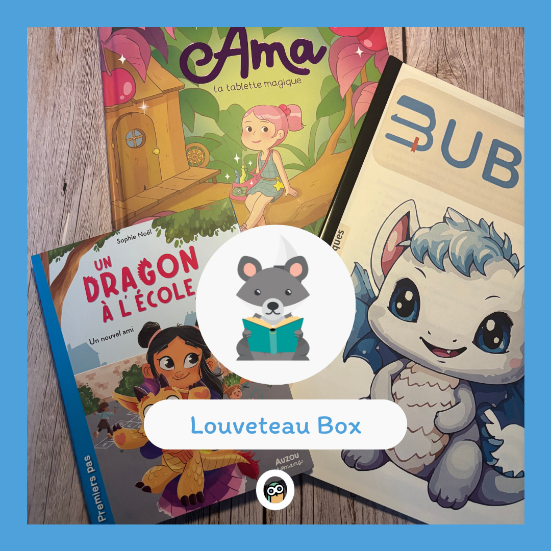 La Louveteau Box est une box de livres et activités manuelles pour enfants de 6 à 9 ans sur le thème fantastiques des animaux imaginaires.