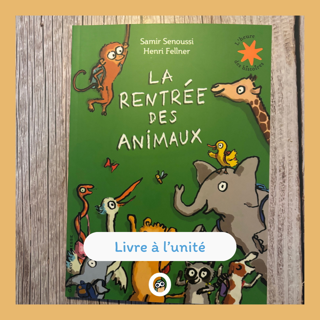 La rentrée des animaux est un album tendre et désopilant pour dédramatiser et bien préparer la rentrée en maternelle. A partir de 3 ans