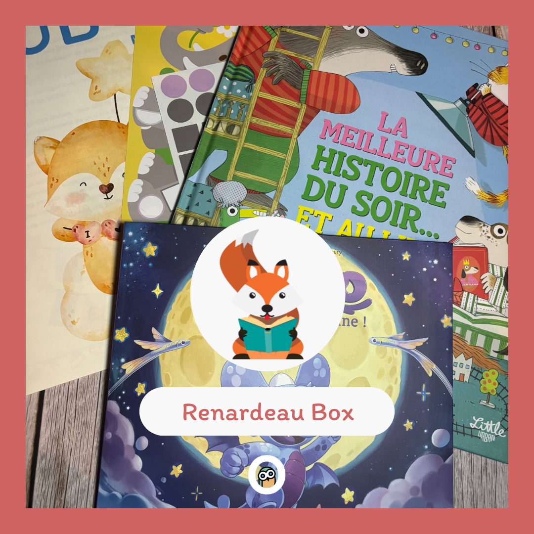 La Renardeau Box est une box de livres et activités manuelles pour enfants de 3 à 6 ans autour des meilleurs livres Bubox de l’année 2024.