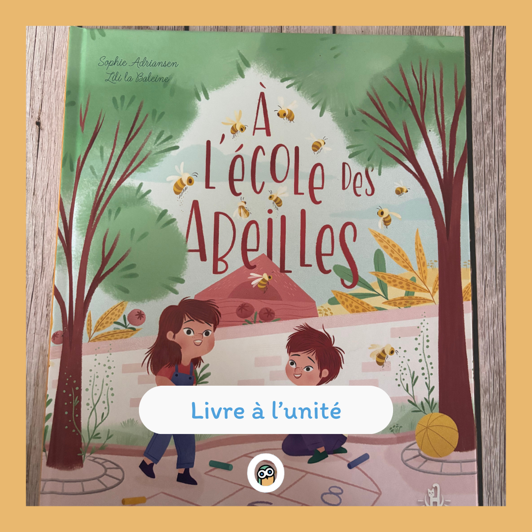 A l'école des abeilles  Une collection d'histoires qui montre comment la nature peut inspirer les plus petits face aux problèmes de la vie... À la récré, Alma traîne des pieds. L'école, en ce moment, elle en a assez. Tout lui semble monotone et répétitif, elle rêve d'un projet plus grand... Sa maîtresse l'interroge et lui explique que l'école est un peu comme une ruche où chaque abeille a un rôle essentiel à jouer. Alma va vite être captivée et découvrir les choses sous un nouveau jour...Un nouveau titre dans cette collection inspirante qui nous montre que la nature peut être une source d'inspiration dès le plus jeune âge. En l'observant et en l'imitant, elle peut apporter à l'enfant une réflexion et des réponses à de nombreux problèmes du quotidien.